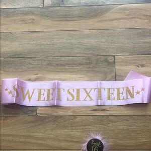 Pink Sweet Sixteen 3 piece set